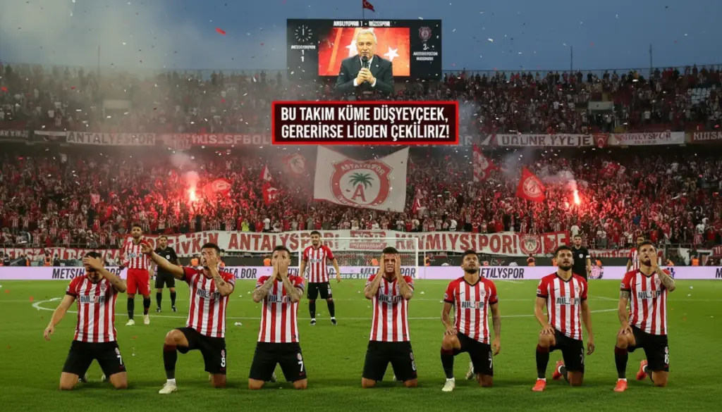 Akdeniz Temsilcisinin Alt Lige İnişi: Kulüp Liderinden Çarpıcı Mesajlar